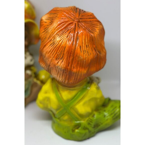 VTG 1974 Universal Statuary Co Andy & Alice | Boy Puppy & Girl Kitten Statue Set - Picture 4 of 10